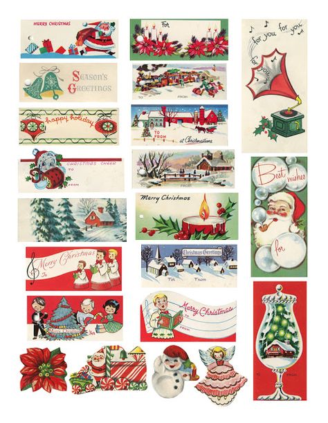 50s Christmas, Vintage Christmas Gifts, Vintage Christmas Images, Christmas Graphics, Navidad Diy, Old Fashioned Christmas, Christmas Tags, Christmas Memory, Noel Christmas