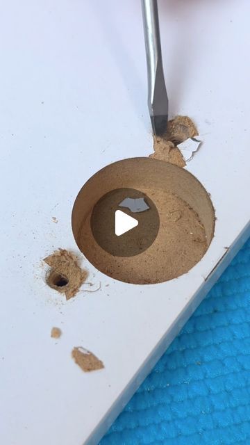 TIP Centric on Instagram: "How To Fix MDF Cupboard Hinge #tipcentric #tips #tipsandtricks #repair #diy" Cupboard Hinges, Patch Hole, August 9, Particle Board, Fix It, Hinges, Cupboard, Repair, On Instagram