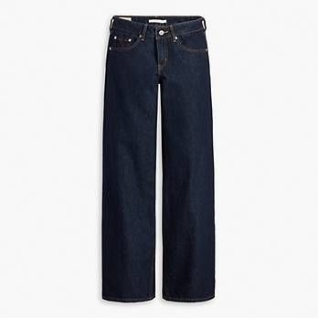 Low Loose Women's Jeans - Dark Wash | Levi's® US Low Wide Jeans, Levi Low Pro Jeans, Levi Low Loose Jeans, Levis Low Loose Jeans, Low Wasted Jeans Outfit, Dark Wash Jeans Outfit, Stem Fits, Dark Jeans Outfit, Thrift Board