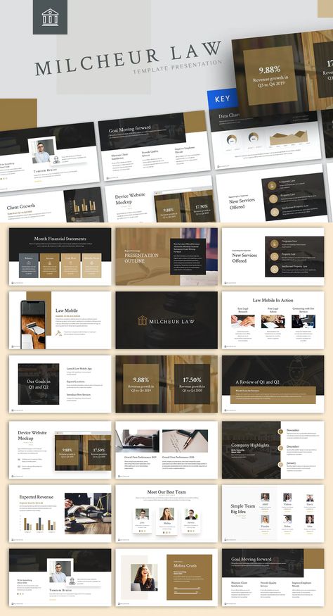 Law Powerpoint Templates, Law Presentation, Ppt Ideas, Luxury Slides, Presentation Design Layout, Powerpoint Free, Powerpoint Design Templates, Business Website Design, Custom Slides