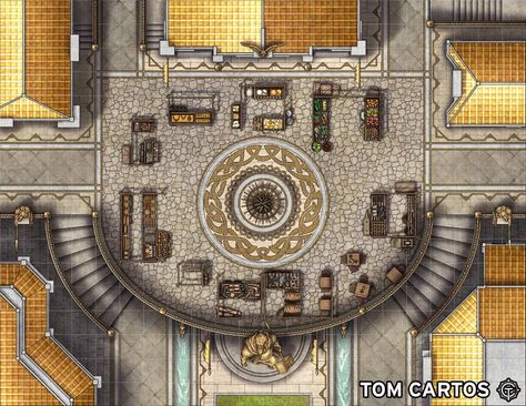 Click the link to download & find out more. #tomcartos #battlemap #map #ttrpg #dnd #rpg #pathfinder #dungeons #dragons #5e #d&d #free #fantasy #dwarf #dwarven #city #town #street #uban #road #house #home #market #square #plaza Dwarven City, Ancient Greece Art, Desert Map, Dragons 5e, Fantasy Town, Greece Art, Road House, Tabletop Rpg Maps, Modern Magic