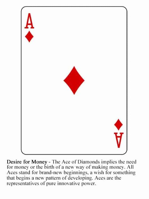 Ace of Diamonds Ace Of Spades Meaning, Ace Of Diamonds Tattoo, Four Aces Cards, Ace Of Diamond Card, 2 Of Diamonds Playing Card, Ace Of Diamonds Card, Playing Cards Diamonds, Diamond Tattoo Meaning, Ace Of Spades Tattoo