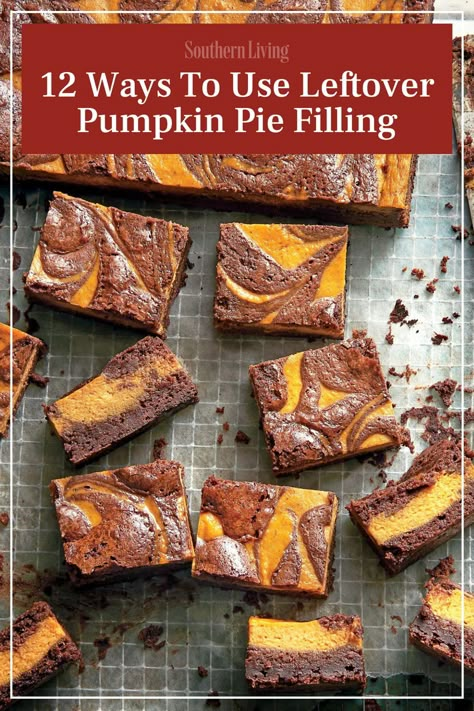 Go ahead, and grab that extra can at the grocery. You know, just in case. At the link, you'll find delicious ways to make the most of your still half-full or even unopened cans of pumpkin or pumpkin pie filling. Thanks to these easy desserts, leftover pumpkin pie filling might be your season's biggest blessing in disguise. #fall #autumn #pumpkin #pumpkinrecipes #pumpkinfilling #pumpkinpiefilling Recipe Using Canned Pumpkin Pie Filling, How To Use Pumpkin Pie Filling, Desserts With Pumpkin Pie Filling, Leftover Pie Filling Recipes, What To Do With Extra Pumpkin Pie Filling, How To Make Pumpkin Pie Filling From Canned Pumpkin, Extra Pumpkin Pie Filling Recipes, What To Make With Leftover Pumpkin Puree, Canned Pumpkin Pie Filling Uses