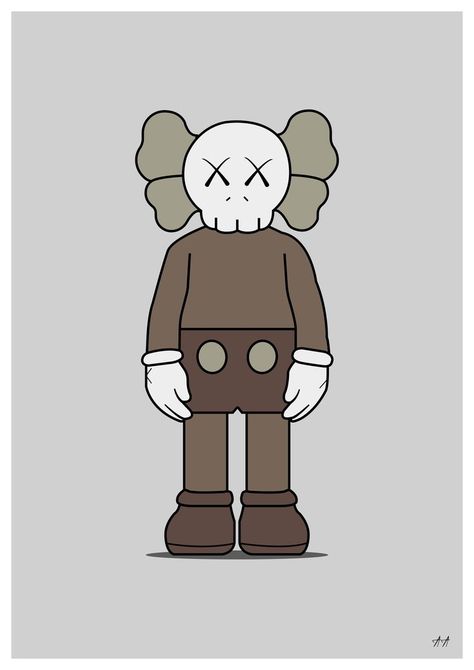 Kaws Character, Brian Donnelly, Kaws Poster, Kaws Wallpaper, Lovely Photo, Graffiti Style Art, Rug Ideas, Shark Party, A2 Size