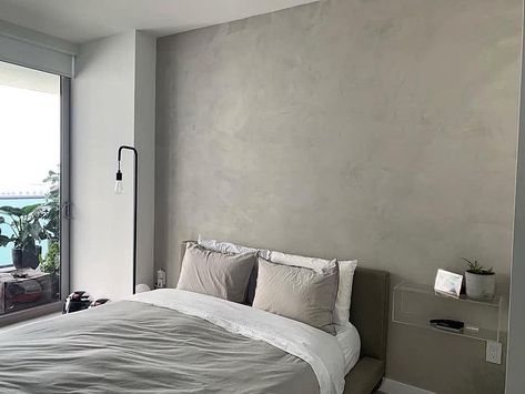 Cement style Venetian Plaster Marmorino clean look for bedroom, Exotic! Molding Bedroom, Plaster Molding, Plaster Mouldings, Clean Look, Venetian Plaster, Wall Finishes, Idea Board, Wall Colors, Custom Homes