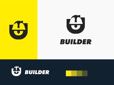 Builder Logo, Logo Builder, Domain Name Ideas, Maintenance Logo, Construction Company Logo, Signage Board, Construction Logo Design, Wall Logo, Graphic Design Agency