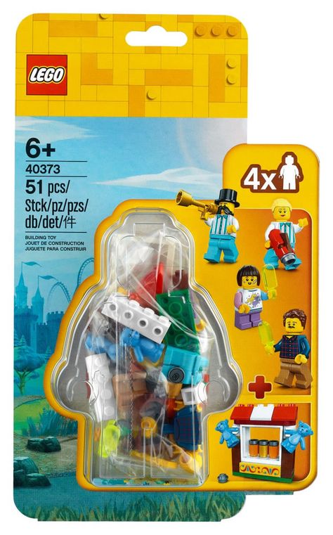 LEGO Fairground Minifigure Accessory Set (40373) Official Images - The Brick Fan Lego Ninjago City, Lego Accessories, Free Lego, Lego Custom Minifigures, Kayaking Gear, Lego Worlds, Cool Lego Creations, Buy Lego, Lego Creator