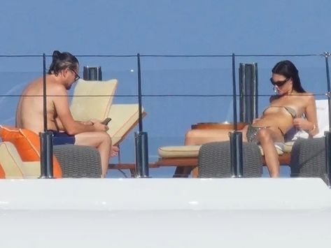 Leonardo DiCaprio and Vittoria Ceretti Tan on Yacht in Cannes Leonardo Dicaprio Girlfriend, Yacht Trip, Beach Bod, Sid Wilson, Vittoria Ceretti, Hip Hop Watches, Kelly Osbourne, Leo Dicaprio, A Yacht