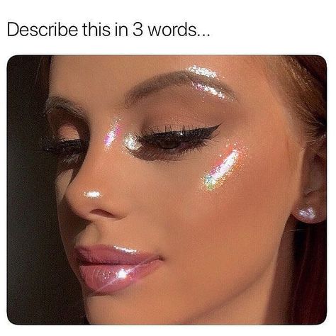 Comment Your Thoughts Below! Swipe👈 Credit:🎥 @thestudyofmakeup ➖➖➖➖➖➖➖➖ Follow 👉@glamour.spot Follow 👉@glamour.spot Follow 👉@glamour.spot… Glittery Highlighter, Full Face Makeup, Kesha, Photo Makeup, Makeup Goals, Glam Makeup, Cute Makeup, Aesthetic Makeup, Beautiful Makeup