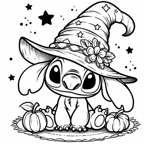 Easter Stitch, Stitch Coloring, Bratz Coloring, Stitch Coloring Pages, Free Halloween Coloring Pages, Coloring Drawing, Drawing Printable, Rainbow Canvas, Halloween Coloring Book