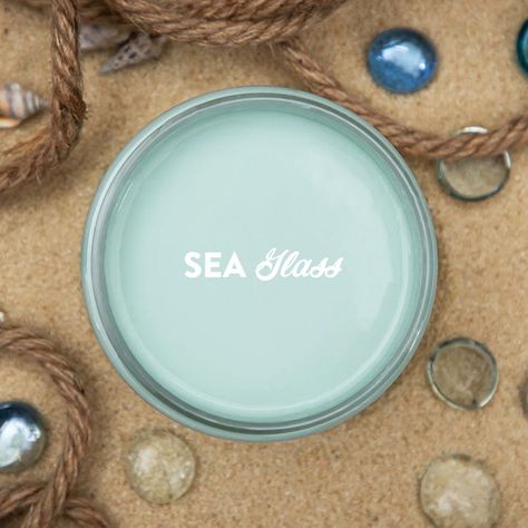 Transform your home decor with Sea Glass furniture paint, the perfect light green with a hint of blue hue for upcycling furniture. Our Dixie Belle paint will help you create a sleek, seaside-inspired style in no time - just add water and enjoy the wave of compliments! Available in 3 sizes: 4 oz, 8 oz, and 16 oz A super easy paint to use. With this furniture paint there is no need to sand, prime, or seal; it's got a beautiful finish that's worth exploring. And if you're feeling adventurous, pleas Behr Recycled Glass Paint Color, Aqua Green Paint Colors, Coastal Kitchen Cabinet Colors, Sea Foam Paint Color, Light Aqua Paint Color, Sea Glass Paint Colors, Light Teal Bathroom, Seaglass Paint Colors, Coastal Blue Paint Colors