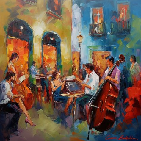 music band Cuban Dance, Cuba Painting, Salsa Dancer Painting, Havana Painting, Cuba Music, Latino Art, Cuba Vinales, Dance Paintings, The Power Of Music