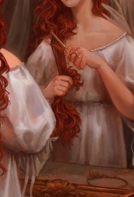 Redhead Painting Old, Redhead Art, Rennaissance Art, Fairytale Art, Ethereal Art, Pretty Art, Classic Art, Aesthetic Art, Female Art