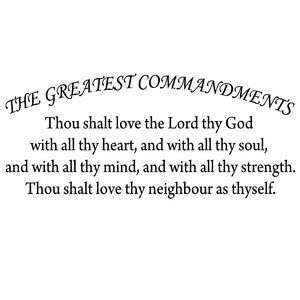 Peel And Stick Wall Decals, Greatest Commandment, Love Thy Neighbor, Vinyl Wall Quotes, In Christ Alone, Name Wall Decals, Wall Bedroom, Dream Wall, Love The Lord