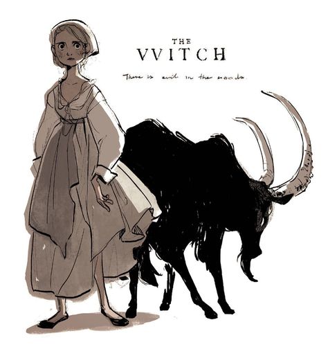 Black Philip, Celine Kim, Black Goat, Art Mignon, Art Et Illustration, 판타지 아트, The Witch, The Witcher, American Horror Story