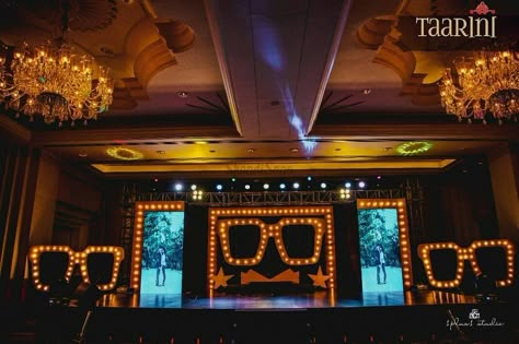 Dress Like The 90s, Bollywood Theme Party, Sangeet Decor, Cocktail Decoration, Bollywood Theme, Yash Raj Films, Shower Tiles, Indian Wedding Planner, Wedding Stage Design