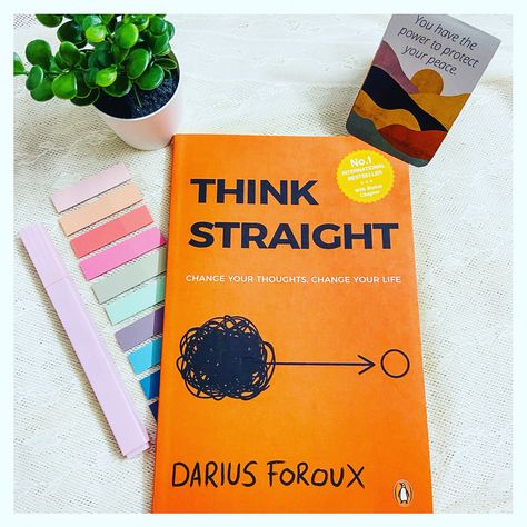 Book review of Think Straight by Darius Foroux Think Straight Book, Quick Reads, Insta Post, Coffee Is Life, Old Quotes, Human Mind, Penguin Books, Coffee And Books, Philosophers