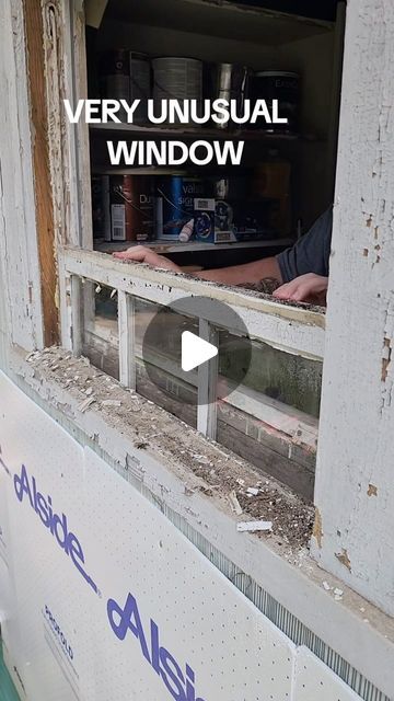 Travis Collins on Instagram: "Have you ever seen a 'PIE WINDOW'? Now that is one unique design from this 1912 farmhouse from Delaware.

Thank you for sharing such a cool find Spunky! Find him  @spunkydelaware0 over on Tikkytokk.

#piewindow #oldhomelove #farmhouse #window #carpenter #construction #oldhome #design #interiordesign #homedesign" Transome Window Ideas Farmhouse, Picture Window That Opens, Faux Window Ideas, Granny Flat Plans, Faux Window, Carpentry Projects, Granny Flat, Hobbit House, Picture Windows