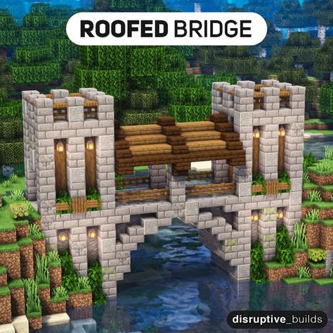 Minecraft Sea Wall, Minecraft Arch Design, Minecraft Curved Bridge, Minecraft Harbor, Minecraft Port, Bridge Ideas, Construction Minecraft, Case Minecraft, Rumah Minecraft Sederhana