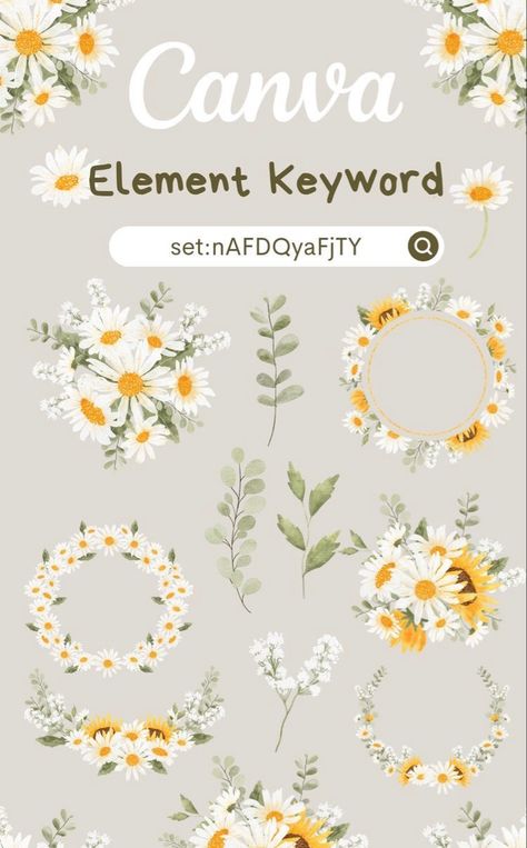 Canva Elements Keyword Wedding, Canva Flower Elements Keyword, Canva Design Elements, Canva Pro Elements Keyword, Canvas Frame Keyword, Canva Frames Elements, Canva Watercolor Elements, Canvas Elements Keyword, Canva Flower Elements