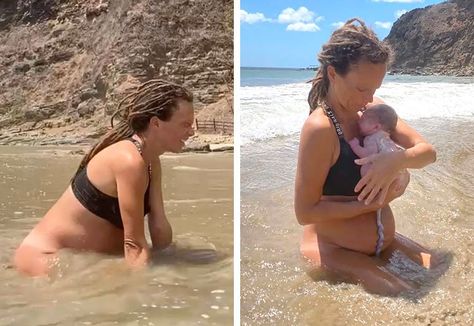 A mum-of-four has shared incredible footage of herself freebirthing her baby in the Pacific Ocean. Josy Peukert birthed her baby boy... Woman Gives Birth In The Pacific Ocean was published on Mouths of Mums. Woman Giving Birth, Unassisted Birth, Boy Mum, Birth Giving, Ocean Tides, Water Birth, Give Birth, The Pacific Ocean, Giving Birth