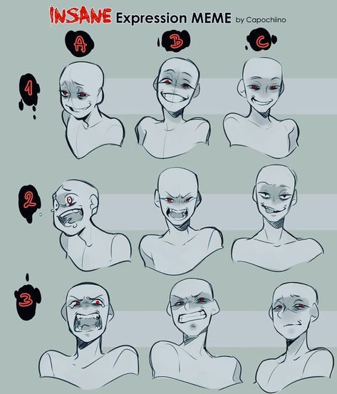 @animeartadvice for more art tutorials! You guys really liked the yandere tutorial, so here’s an extension of that!… Expressions Reference, Facial Expressions Drawing, Expression Reference, Expression Sheet, Best Eyes, Drawing Base Poses, Drawing Face Expressions, Small Drawing, Anime Coloring Pages