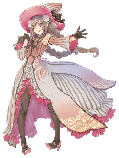 Rune Factory 5, Rune Factory 4, Factory Five, Rune Factory, Girl With Brown Hair, Game Character Design, Harvest Moon, Art Style Inspiration, Doing Something