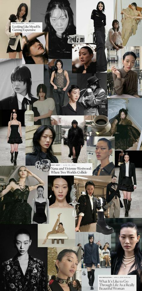 Sora Choi Photoshoot, Runway Aesthetic Wallpaper, Sora Choi Wallpaper, Sora Choi Vogue, Sora Choi Aesthetic, Sora Choi Runway, Vivienne Westwood Aesthetic Wallpaper, Sora Choi Icons, Burberry Photoshoot