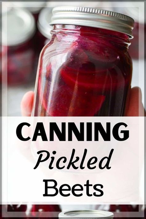 How To Peel Beets, Canning Pickled Beets, Homemade Jaffa Cakes, Canned Pickled Beets, Canning For Beginners, How To Make Beets, Canning Beets, High Acid Foods, Pickled Beets Recipe