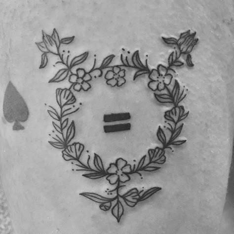 Trans Symbol Art, Subtle Trans Tattoo, Trans Symbol Tattoo, Trans Tattoo Ideas, Equality Tattoo, Transgender Tattoo, Transgender Tattoo Ideas, Trans Tattoo, Queer Tattoos