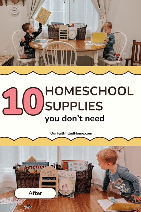 10 homeschool supplies you don't need - the best homeschool supply list
If you are searching for the best list of homeschool supplies, you are in the right place. in this post I share the supplies you don't need for homeschooling. This will help you save money as a homeschool family. Take a minimalist homeschooling approach this year and choose supplies you need for homeschooling. Minimal Homeschool, Homeschool Supply List, Back To School Homeschool, Fancy Planner, Minimalist Homeschool, Homeschool Family, Homeschool Routine, Homeschool Supplies, Math Manipulatives