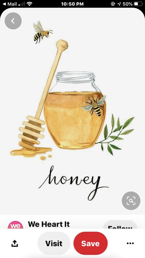 Honey Pot Illustration, Honeypot Drawing, Honey Jar Drawing, Honey Pot Drawing, Honey Pot Tattoo, Kids Vitamins, Honey Packaging, Honey Bee Hives, Bee Illustration