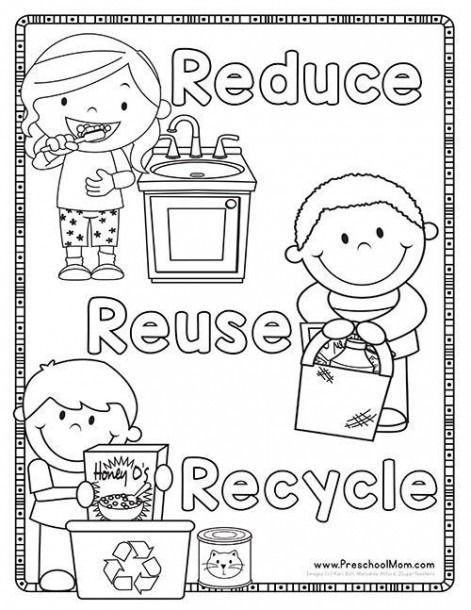 Recycling Preschool Worksheet Color Sheet Recycling Coloring Pages, Get 27, Earth Day Preschool, Recycled Crafts Kids Preschool, Recycle Preschool, Earth Day Worksheets, Printables Preschool, Earth Day Coloring Pages, Recycling Activities