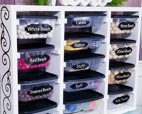 31 Diy Dollar Store Craft Room Organizing Ideas – Gay Weddings & Marriage Magazine Ways To Organize Craft Room, Bead Organization Ideas, Craft Room Organizing Ideas, Craft Room Ideas On A Budget, Room Organizing Ideas, Craft Storage Containers, Craft Room Organizing, Room Ideas On A Budget, Room Storage Diy