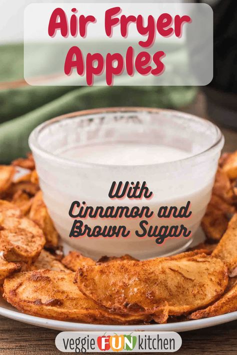 Indulge in guilt-free sweetness with our Oil-Free Air Fryer Apple Slices. Perfectly tender and aromatic, these apple slices are generously coated with a harmonious blend of cinnamon and brown sugar. Each bite is a warm, comforting embrace of fall flavors, without the added oils. A delectable treat awaits! Air Fryer Apple Slices, Cinnamon Apple Rings, Lemon Juice Uses, Dairy Free Desserts, Homemade Apple Cider, Plant Based Desserts, Sugar Apples, Fried Apples, Recipes Air Fryer