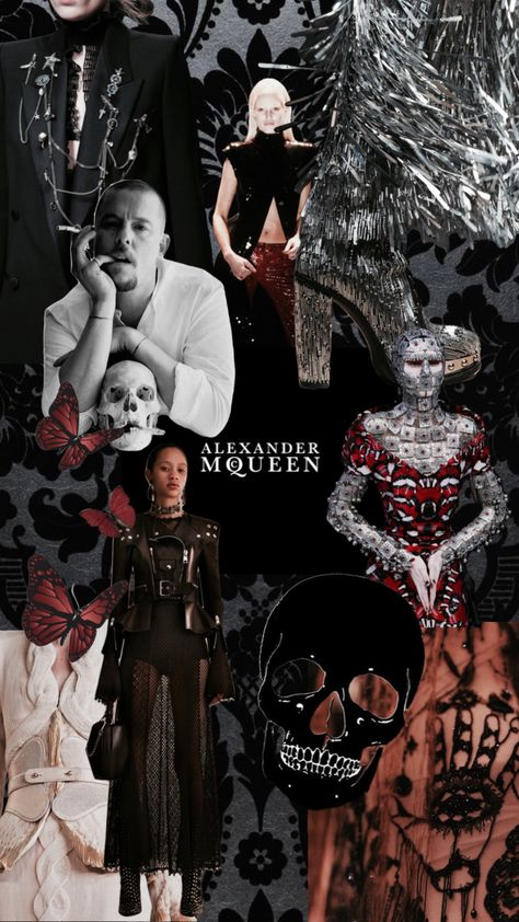 #alexandermcqueen #couture #aesthetic #fashion Alexander Mcqueen Collage, Mcqueen Aesthetic, Alexander Mcqueen Aesthetic, Couture Aesthetic, Fashion Design Collection, Design Collection, Mode Inspiration, Aesthetic Fashion, Alexander Mcqueen