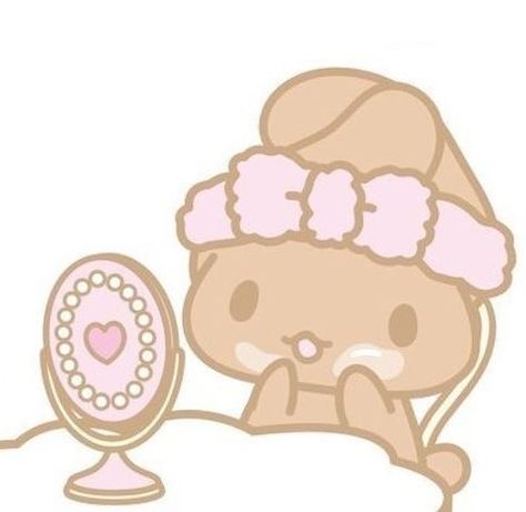 Mocha, Hello Kitty, Kitty, Fan, Skin, Hair