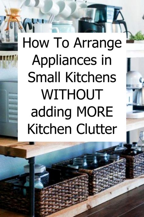 How To Utilize Small Kitchen Cabinets, Appliance Storage In Small Kitchen, Kitchen Worktop Storage Ideas, How To Add Counter Space In Small Kitchen, Sofa Table In Kitchen, Kitchen Appliance Storage Apartment, Dishes Storage Ideas Small Kitchens, Shelving For Kitchen Appliances, Organization For A Small Kitchen