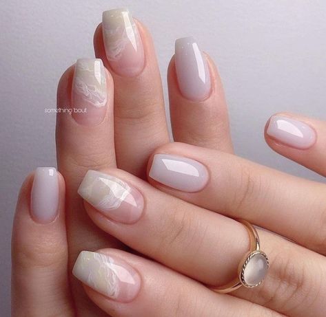 Bridesmaids Nails, Brown Nails Design, Squoval Nails, Elegant Nail Art, Asian Nails, Beauty Nails Design, Gel Nails Diy, Cute Gel Nails, Colorful Nail Designs