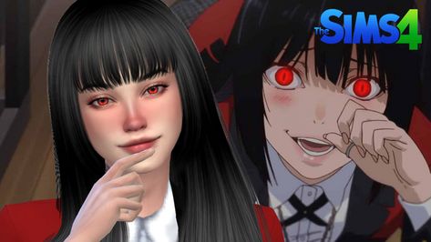 Kakegurui Sims 4 Cc, Los Sims 4, Sims 4 Traits, Sims 4 Anime, Yumeko Jabami, Los Sims, Cc Sims, Naruto Girls, Yandere Simulator