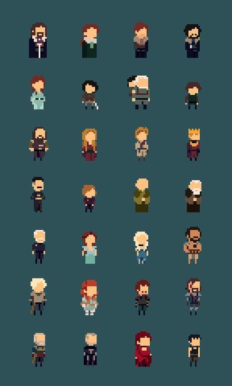 Pixel Art Ideas Pixel Art Character Design, 8 Bit Pixel Art, How To Pixel Art, Image Pixel Art, Piskel Art, 8 Bit Art, Art Character Design, Pixel Characters, Pixel Animation