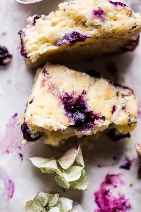 Blueberry Lemon Poppy Seed Scones | halfbakedharvest.com @hbharvest Halfbakedharvest Recipes, Lemon Poppy Seed Scones, Half Baked Harvest Recipes, Vegan Scones, Lemon Poppy Seed, Lemon Poppy, Scones Recipe, Breakfast Sweets, Harvest Recipes