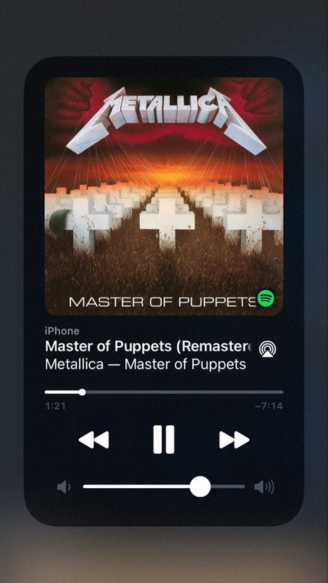 Metallica Song, Metallica Music, Rock & Rolls, Metal Songs, Master Of Puppets, Music Pics, Sketchbook Journaling, Song Playlist, Spotify Playlist