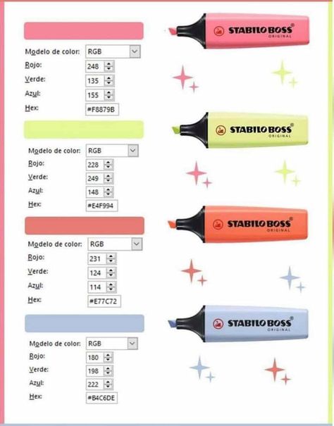 Studygram - Código De Colores De Stabilo Boss Para Word 🤍 C39 School Life Hacks, Hacks School, Organization Notes, Samsung Notes, Digital Notes, High School Life Hacks, School Organization Notes, High School Life, Stabilo Boss