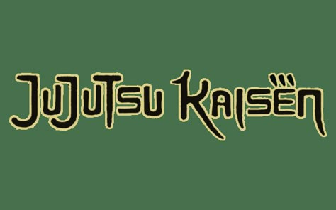 Jujutsu Kaisen Logo Png, Jujutsu Kaisen Title, Jjk Logo, Jujutsu Kaisen Logo, Art Spread, Jujutsu Kaisen Icon, Logo Overlay, Gege Akutami, Anime Logo