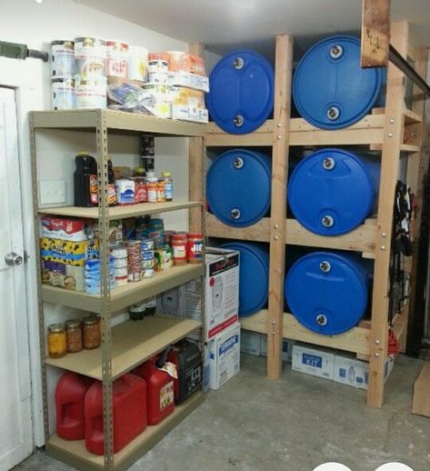 Prepper Storage Ideas, Chemical Storage Ideas, Prepper Room, Prepper Storage, Underground Bunkers, Food Storage Rooms, Gear Room, Diy Dollhouse Furniture Easy, Safe Room