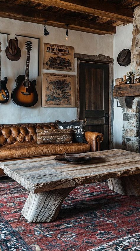 25 Chic Ranch House Decor Ideas For Modern Rustic Living Rustic Lifestyle, Corrugated Metal Wall, Textured Pillows, Vintage Rocking Chair, Rustic Accessories, Ranch House Decor, Metal Wall Panel, Ranch Decor, Rustic Pendant Lighting