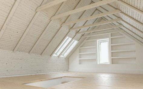 Attic Conversions, Attic Renovation Ideas, Attic Bedroom Designs, Bedroom Addition, Attic Loft, Attic House, Attic Flooring, Attic Conversion, Attic Design