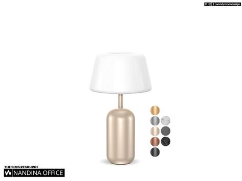 The Sims Resource - Nandina Desk Lamp Sims 4 Table Lamp Cc, Sims 4 Table Lamp, Wondymoon Sims 4 Cc, Sims 4 Lamp Cc, Sims 4 Cc Lighting, Sims 4 Desk Cc, Sims Bathroom, Sims 4 Free Mods, Bauhaus Lamp