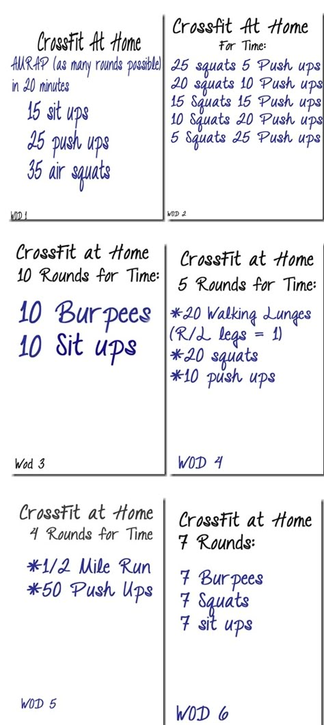 6 Crossfit workouts Wods Crossfit, Crossfit At Home, Crossfit Wods, Crossfit Workouts, Kettlebell Workout, Easy Yoga, Motivation Fitness, I Work Out, Hiit Workout